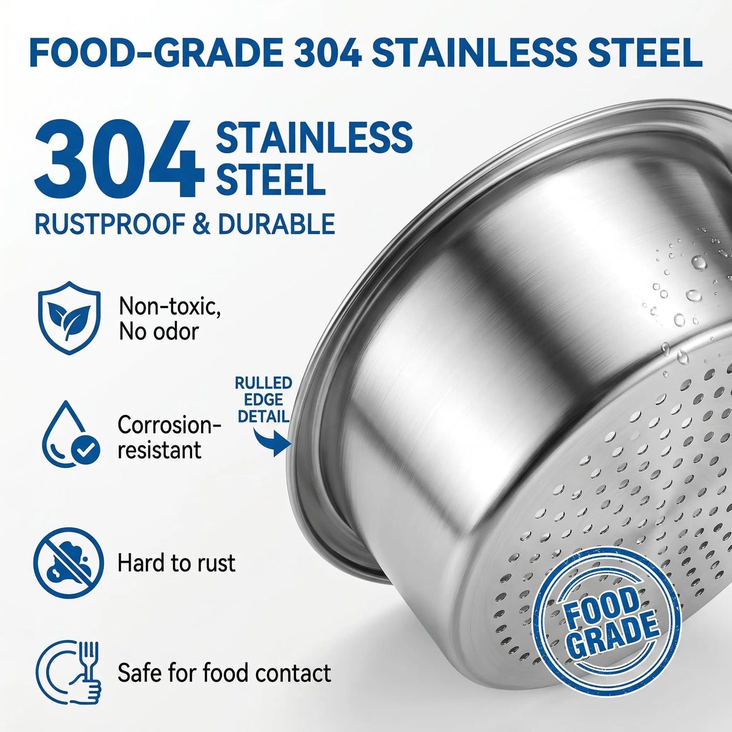 BUY 1 GET 1 FREE💧Stainless Steel Swan Sink Strainer Basket🦢💧