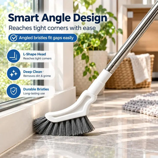 🧹Stainless Steel Extendable Long-Handled Crevice Cleaning Brush – A cleaning tool for bathrooms and hard-to-reach narrow gaps