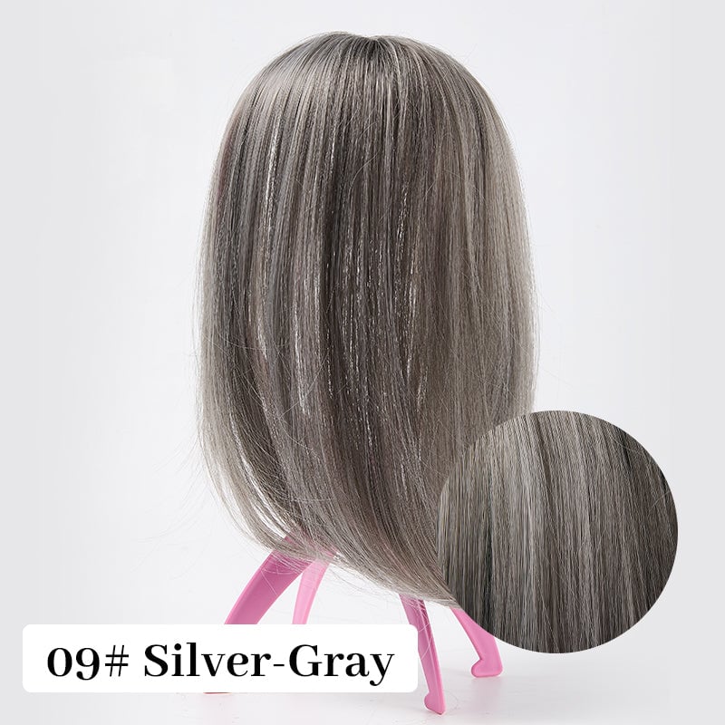 💥Superior Quality-Natural Hair Toppers With Bangs For Women