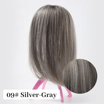 💥Superior Quality-Natural Hair Toppers With Bangs For Women