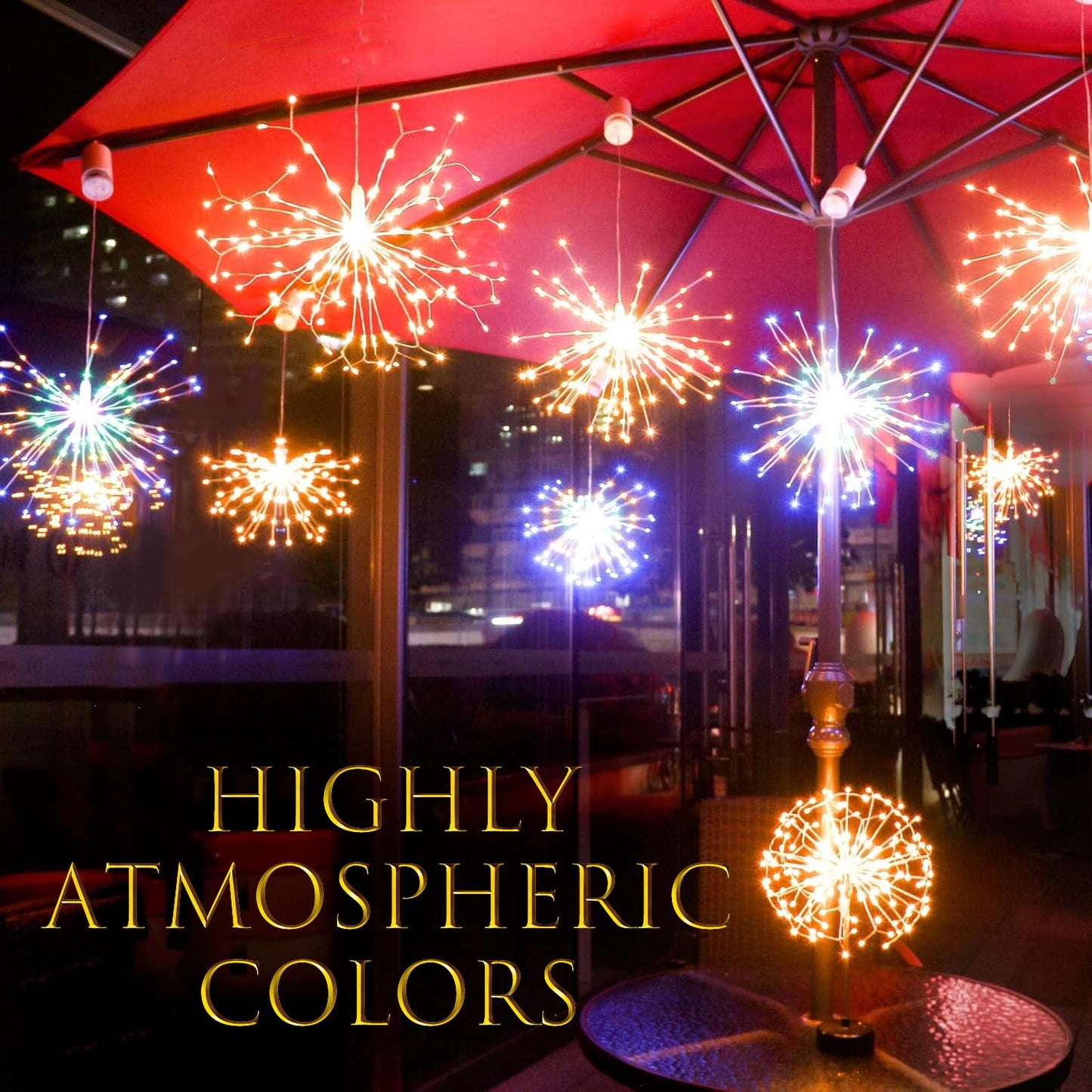 🌓Last Day 49% OFF-🎆 4-Pack Solar Fireworks Lights — 480 LEDs