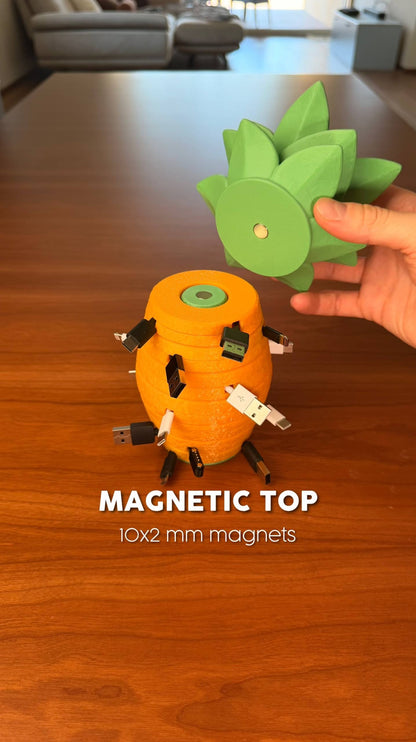 Cute Magnetic Cable Organizer – Keep Your Desk Clean & Cables Always Within Reach
