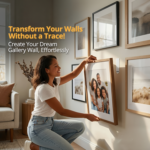 Damage-Free Sticky Picture Hanging Strips🖼️✨