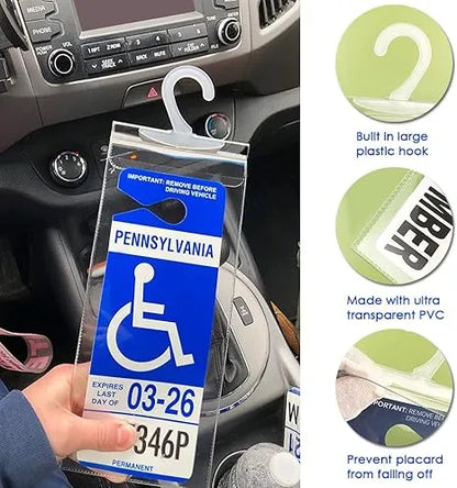 🔥🚗 Handicap Parking Placard Holder