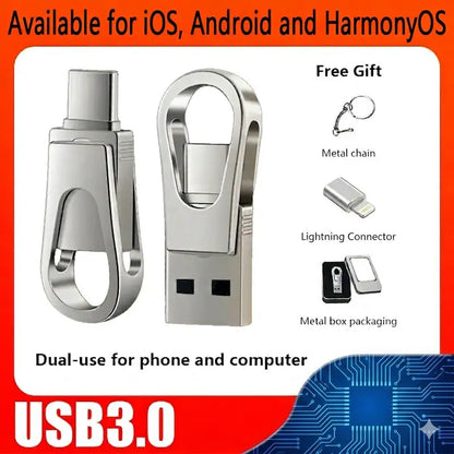 3-in-1 USB Stick Drive Dual-Interface OTG Type-C