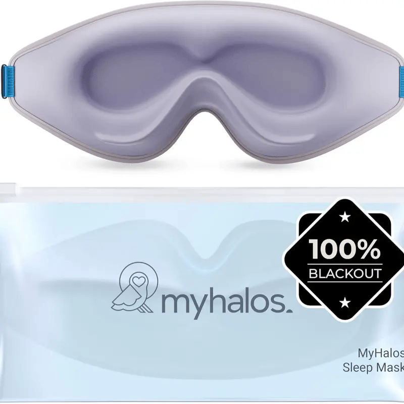 3D Blackout Sleep Mask - Lightweight, Lash Friendly and Zero Eye Pressure
