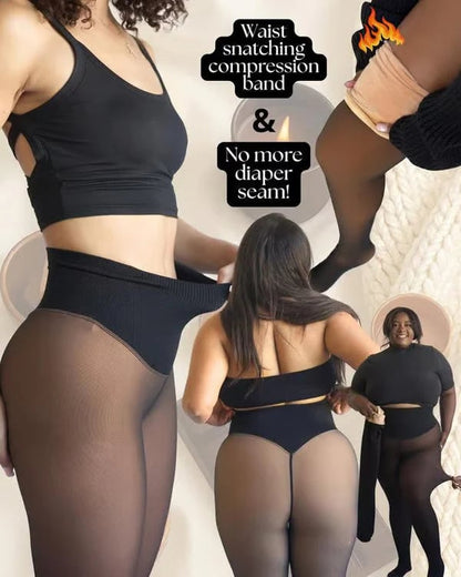 🔥SALE 49% OFF - 🔥New Compression Band & One Seam Option! The Original Magic Fleece Lined Leggings