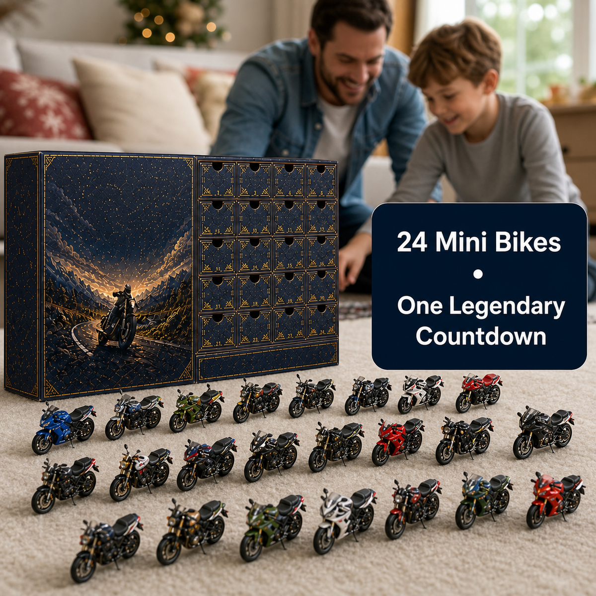🎁 2026 Motorcycle Legends Advent Calendar | 24‑Day Mini Motorcycle Model Collection