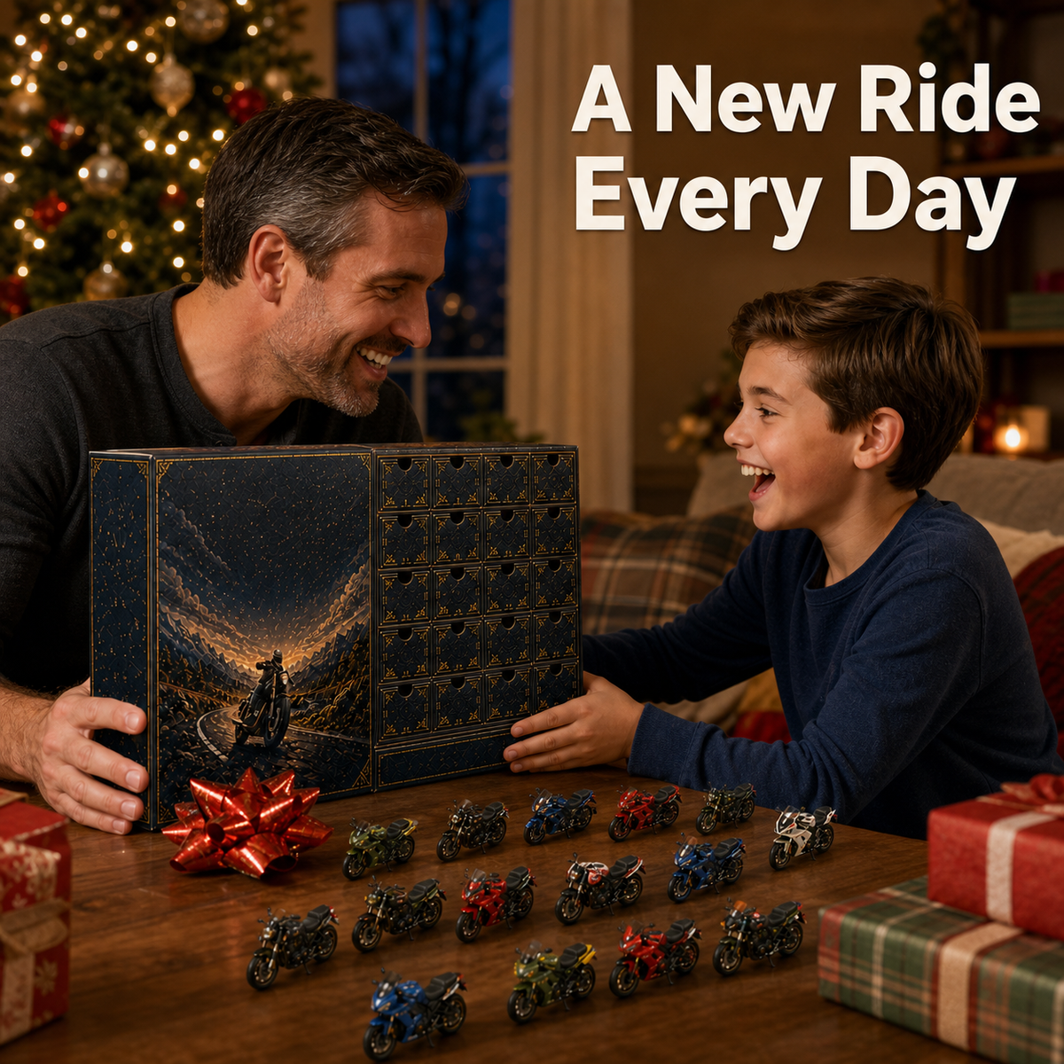 🎁 2026 Motorcycle Legends Advent Calendar | 24‑Day Mini Motorcycle Model Collection