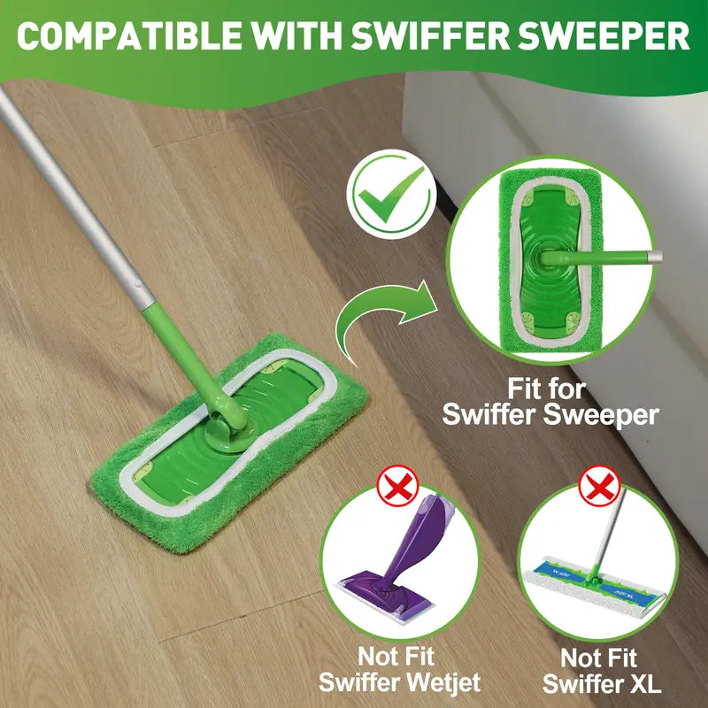 8Pcs Microfiber Mop Pads
