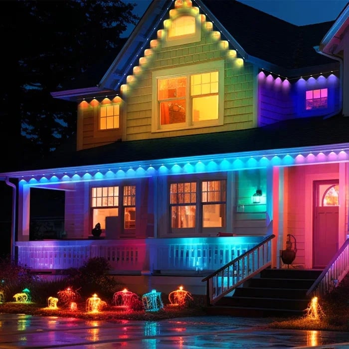 🎅Early Christmas 49% OFF - Smart Rainbow LED Permanent Outdoor Light - Smartlight 🎁