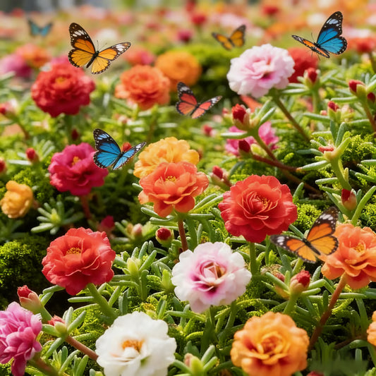 🌱Spring HOT SALE 49% OFF🥦🌸Moss Rose Seeds🌿Perennial Flower Seeds / Large Flowers / Easy to Grow