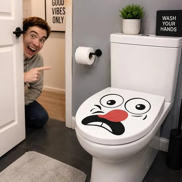 🌱 Eco-Friendly Funny Face Sticker Set