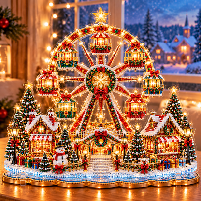 🎄Relaxing & Beginner-Friendly-❤️ DIY Christmas Village Diamond Art