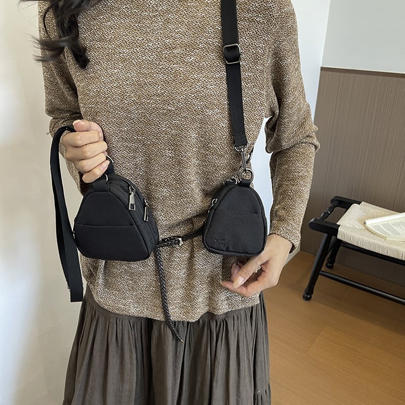 Triangular expansion bag telescopic bag
