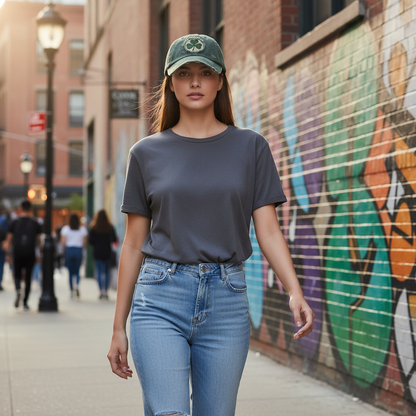 Vintage Shamrock Baseball Cap – A Symbol of Irish Luck & Timeless Style