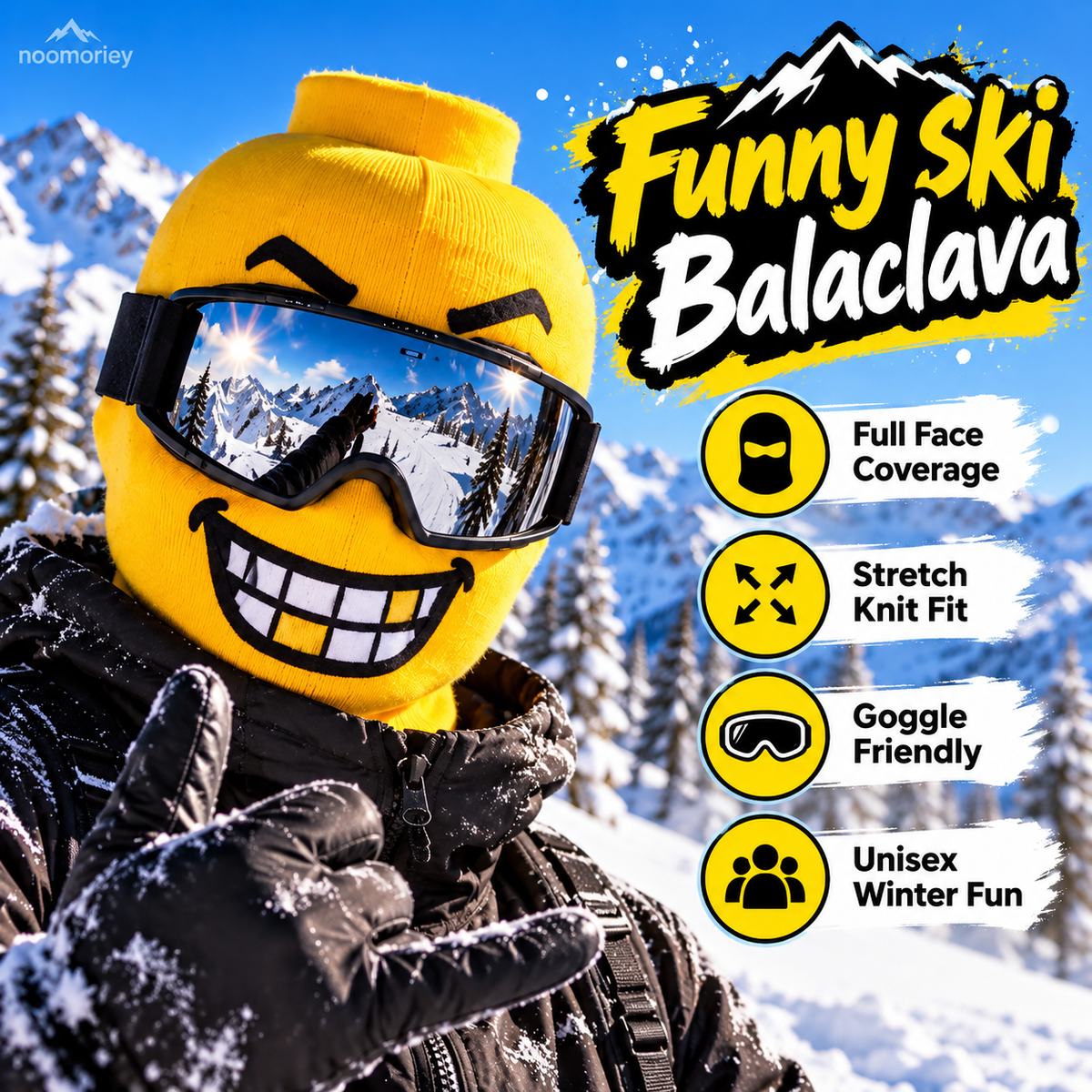 🎭 50% OFF Turn Heads with a Hilarious Printed Balaclava