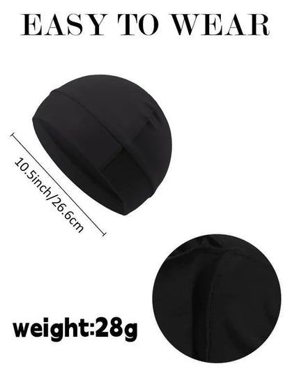 Unisex Plain Color Multifunctional Skull Caps 2026 Summer Sportive Beanie Fitted Hat