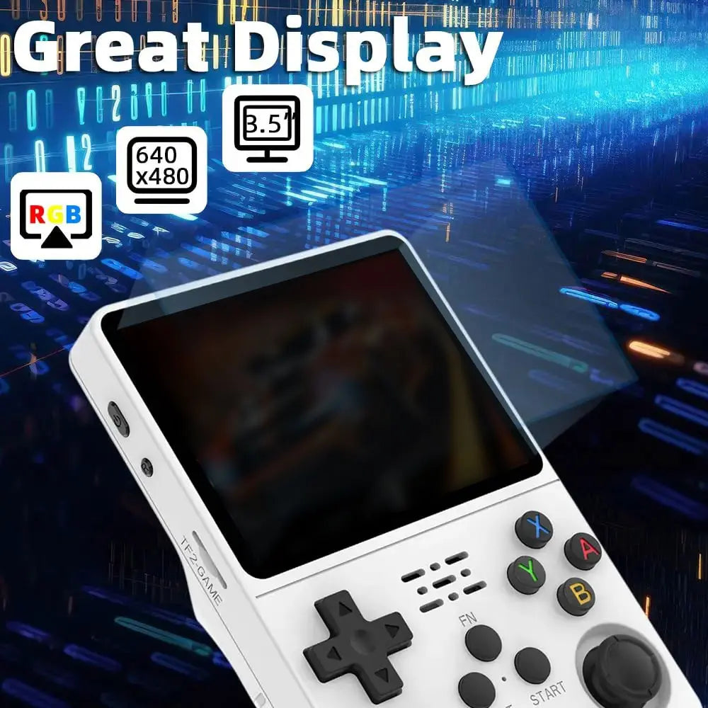🎮 WUDS R36S Retro Handheld Game Console 3.5" HD IPS Screen Pocket Game Player