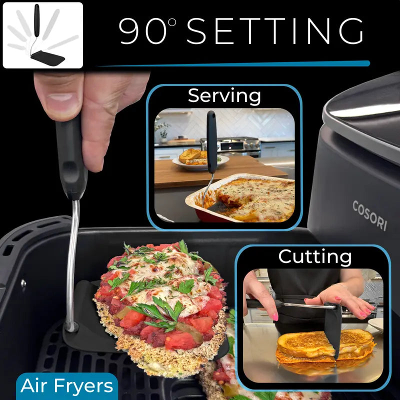 Spatula with adjustable angles