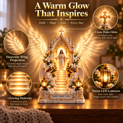 ✨ Last Day – 60% OFF!✨ Illuminated Jesus Stairway™ – A Path of Faith, Hope & Love✝️