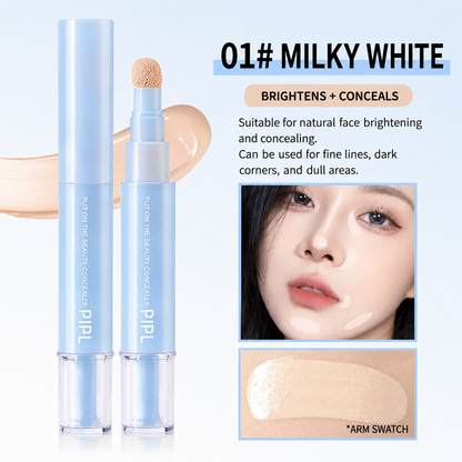 ✨ 2-in-1 Foundation & Concealer Pen – Smooth Buildable Coverage