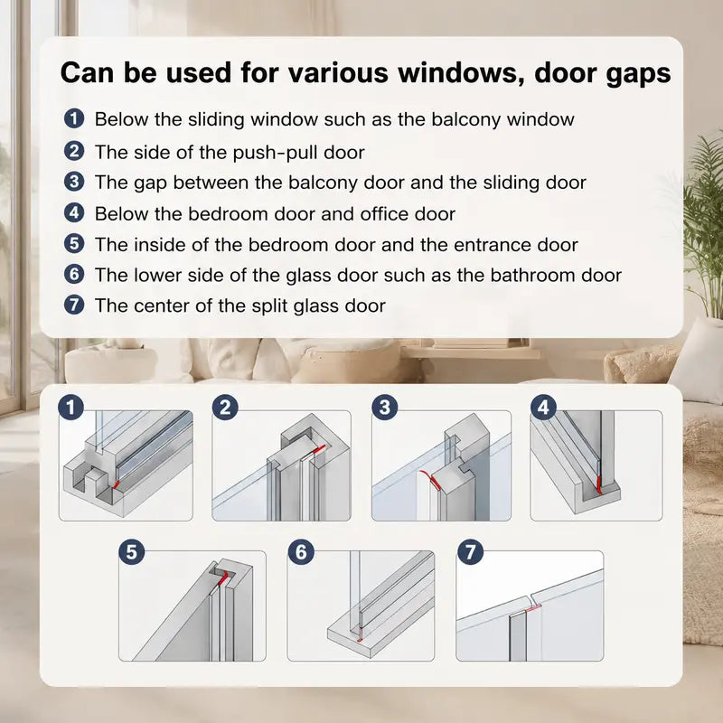 32.8Ft Adhesive Weather Stripping