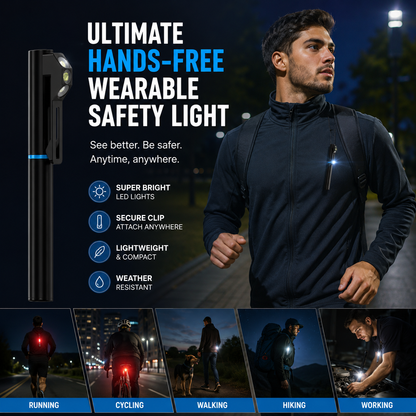 💡 Ultimate Hands-Free Wearable Safety Light