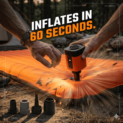 Pocket-Sized Power. Inflate Anything in Seconds.