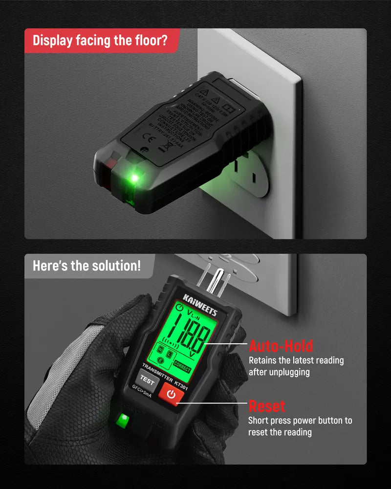 AC Circuit Breaker Finder Tool with Alert LCD Display