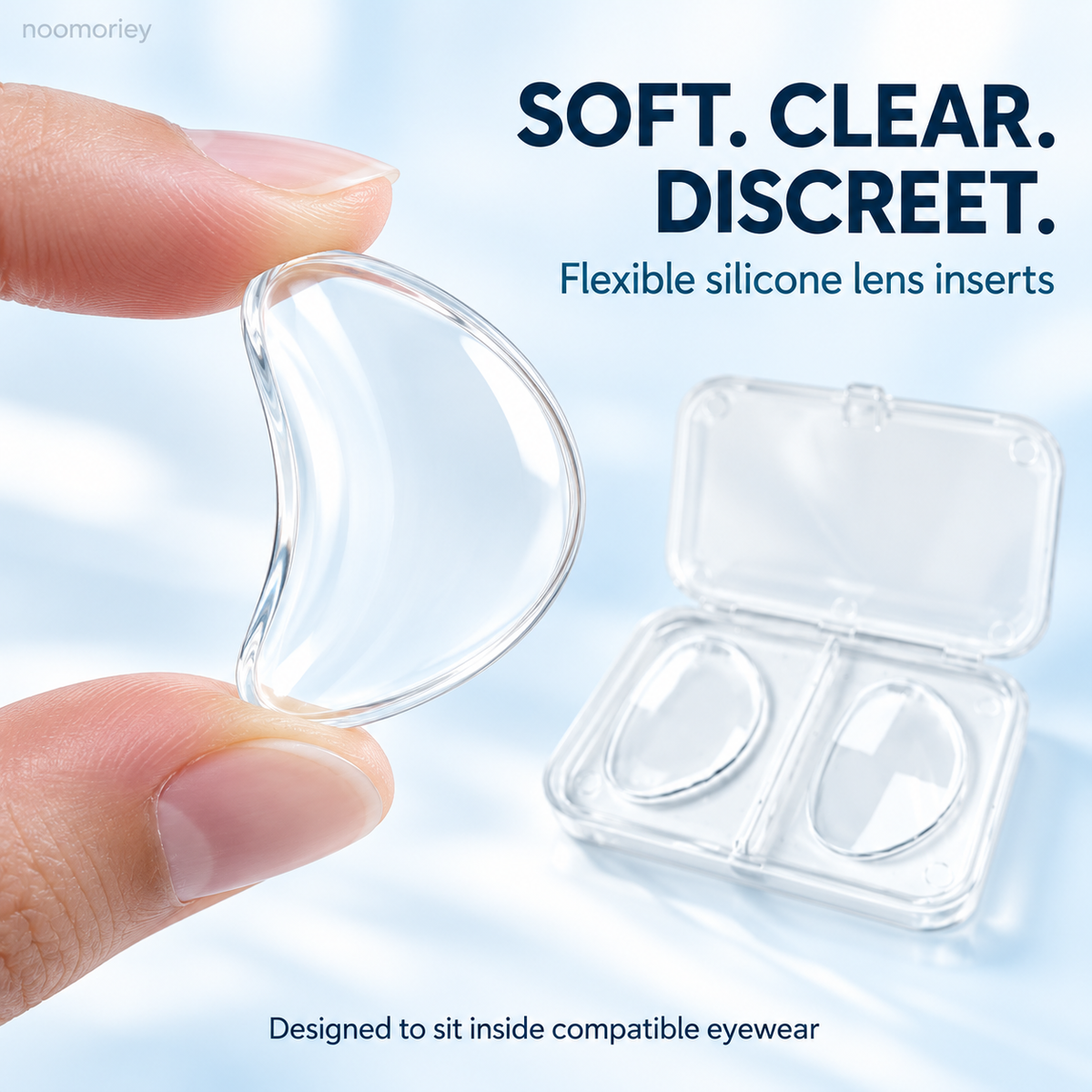 Reusable Stick-On Distance Lenses for Sunglasses – Water-Activated, No Glue & Easy to Remove