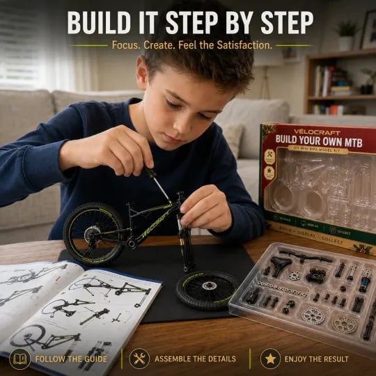 🔥LAST DAY 50% OFF - 🚲DIY Mountain Bike Model Kit – Build, Display & Collect