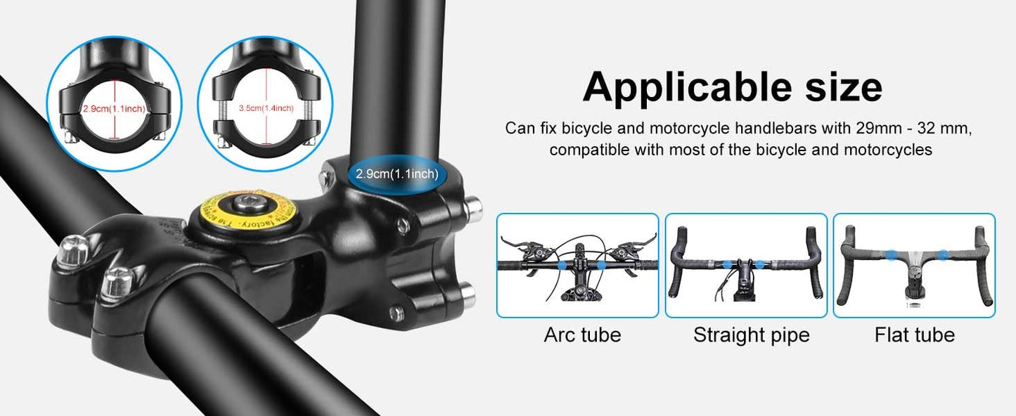 🏍📷 Motorcycle Handlebar Extendable Selfie Stick for Action Cameras