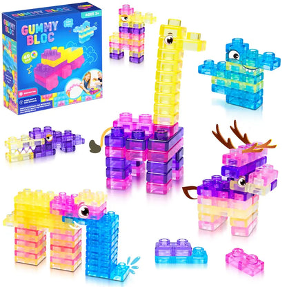 Gummy Blocks Squishy Jelly Texture