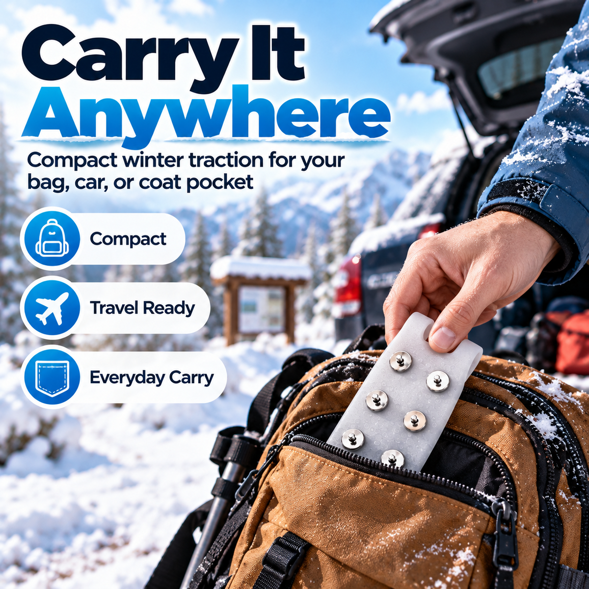 🧊👣 Anti-Slip Shoe Grips – Better Traction on Ice & Snow🍀
