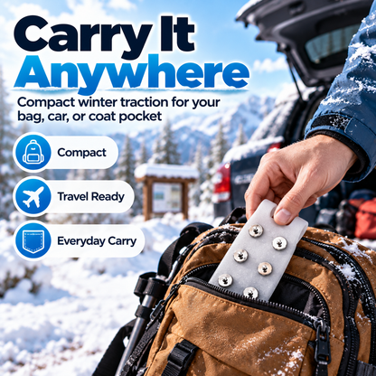 🧊👣 Anti-Slip Shoe Grips – Better Traction on Ice & Snow🍀