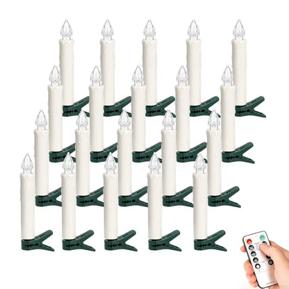 🔥Last Day 50% OFF-🕯️🎄 Flameless Christmas Candle Clip Lights