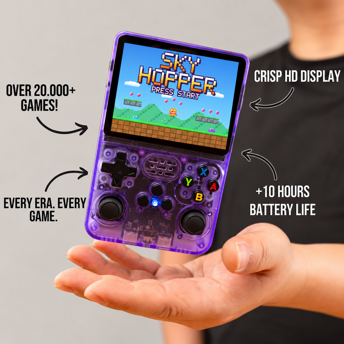 NEW UPGRADED - 50% OFF 🎮 R36S Retro Game Handheld Console