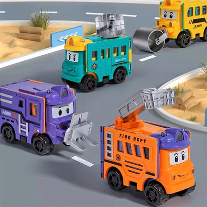 🚗✨Flip & Change Reverse Car | Cartoon Transformable Kids Toy