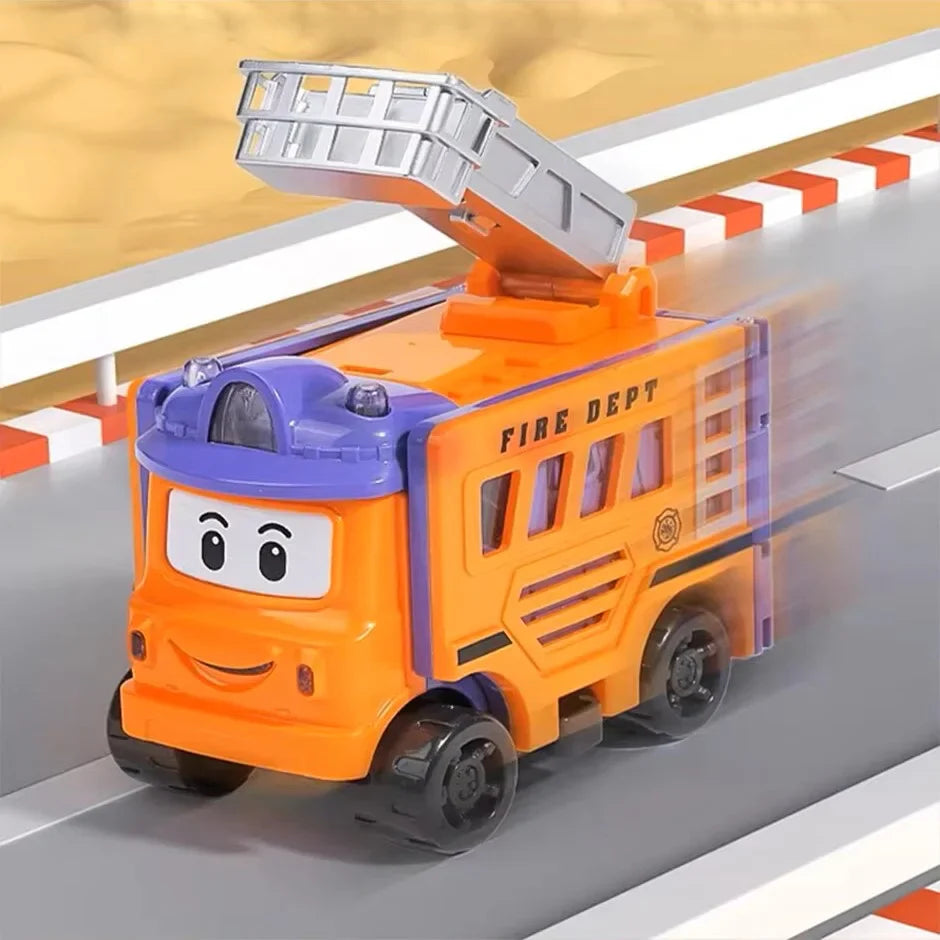 🚗✨Flip & Change Reverse Car | Cartoon Transformable Kids Toy