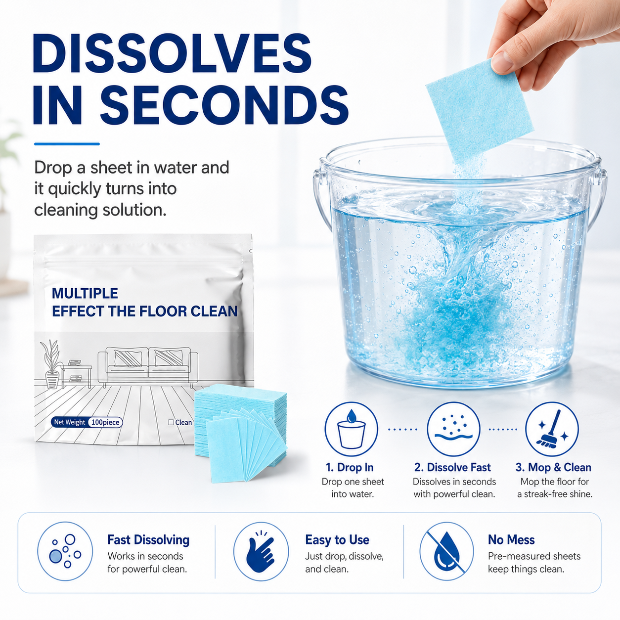 🫧Multi-Surface Antibacterial Cleaner for Hardwood, Tile & Laminate