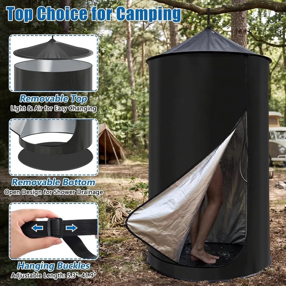 Portable Outdoor Privacy Tent – Instant Changing Room & Shower Shelter for Camping, Beach & Road Trips