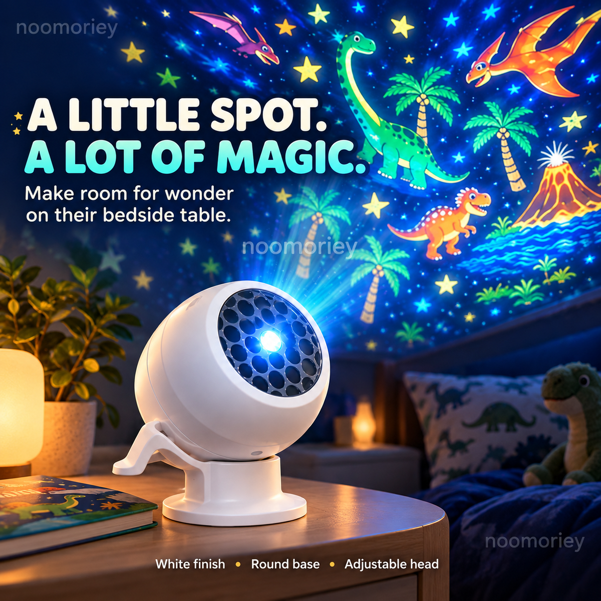 🦕 Magical Dinosaur & Ocean Star Projector – Turn Bedtime Into an Underwater Adventure! 🌊✨
