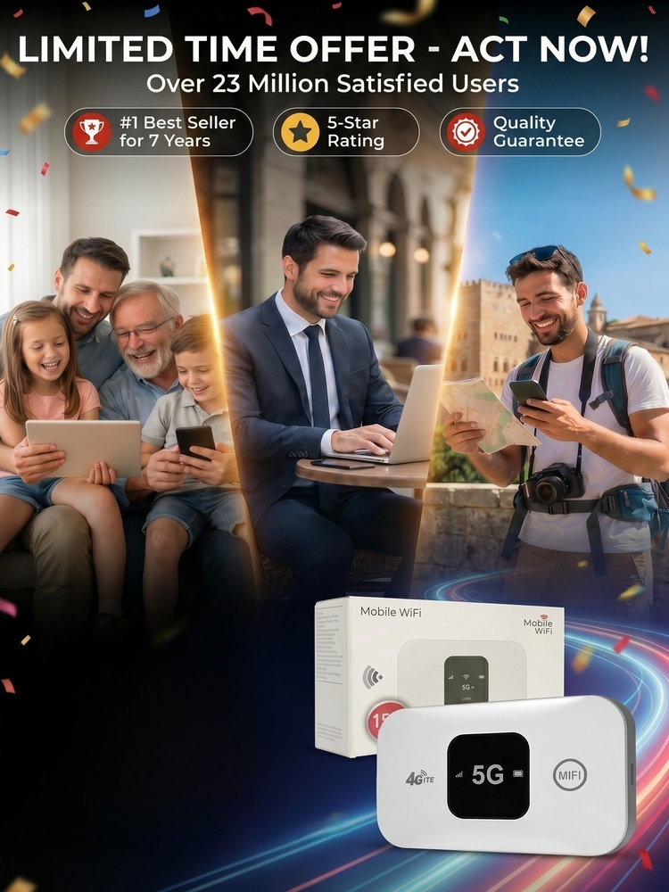 One-Time Purchase for Lifetime Free Global 5G+ Internet