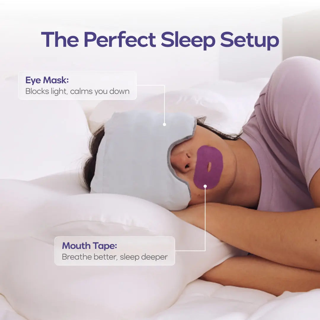 Mellow Lights Out Weighted Eye Mask 360° Wraparound