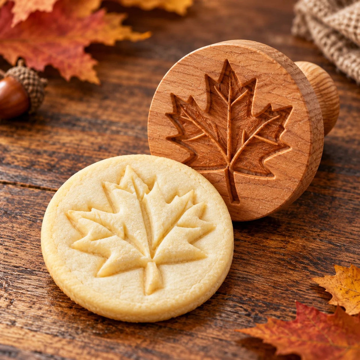 🍪 Carved Wooden Cookie Stamps | One Press, Beautiful Detail
