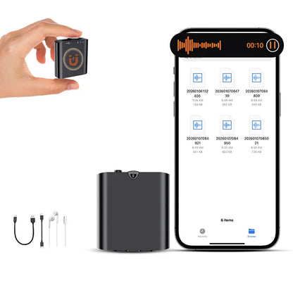 🔊Mini Magnetic Voice Recorder One-Touch Recording