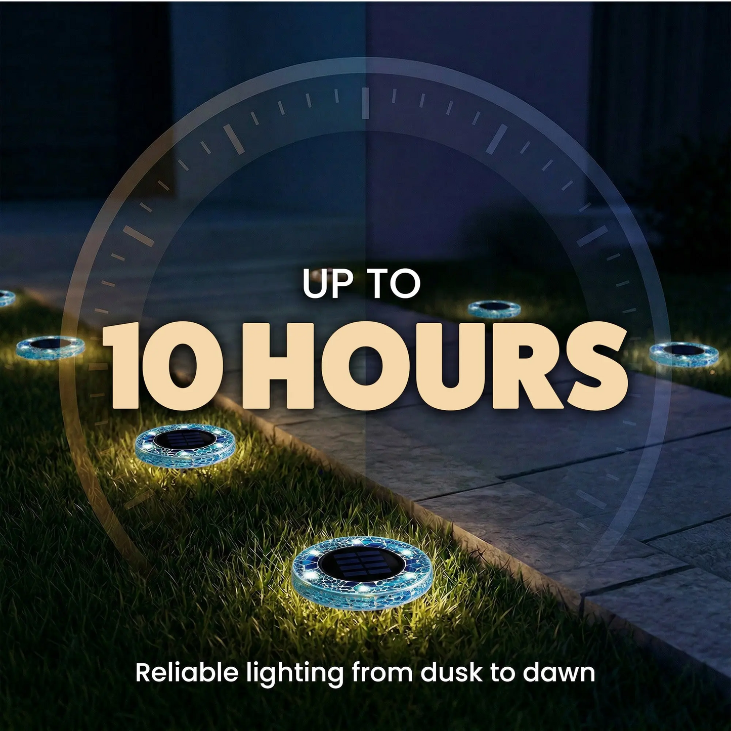 ✨ 49% OFF☀️Mosaic Disk Light | Stunning Geometric Glow for Any Space