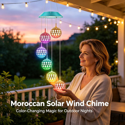 ✨ Moroccan-Style Solar Globe Gift