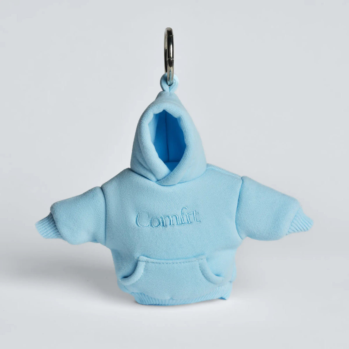 Comfrt | Hoodie Keychain | Miniature Stress Ball Hoodie Clip-On Keychain Charm
